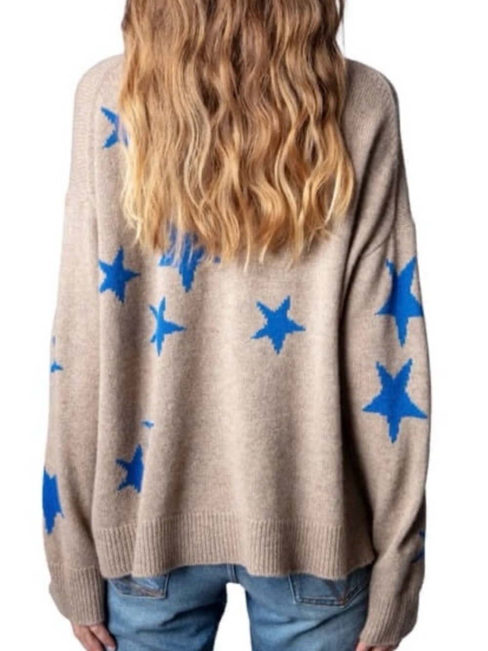 Zadig & Voltaire Markus Cashmere Star Sweater - Picture 2 of 2